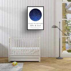 white background sky inside two lines blue print kids room