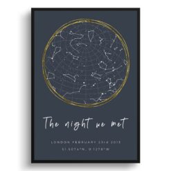 white text solid colour hand drawn graphite gold circle print front view white