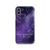 Custom Sky Purple Star Map Phone Case - Personalized Constellation Map 1 phone case sky purple starmap front view white