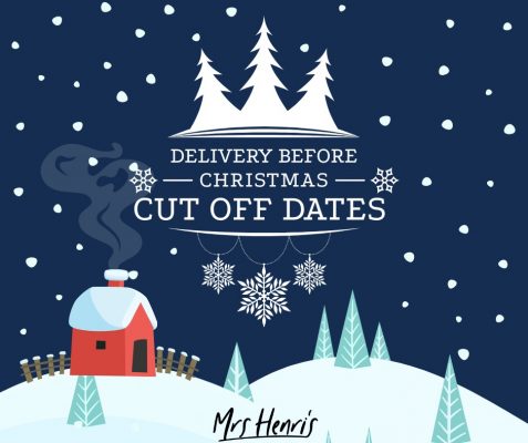 Xmas delivery cut off dates