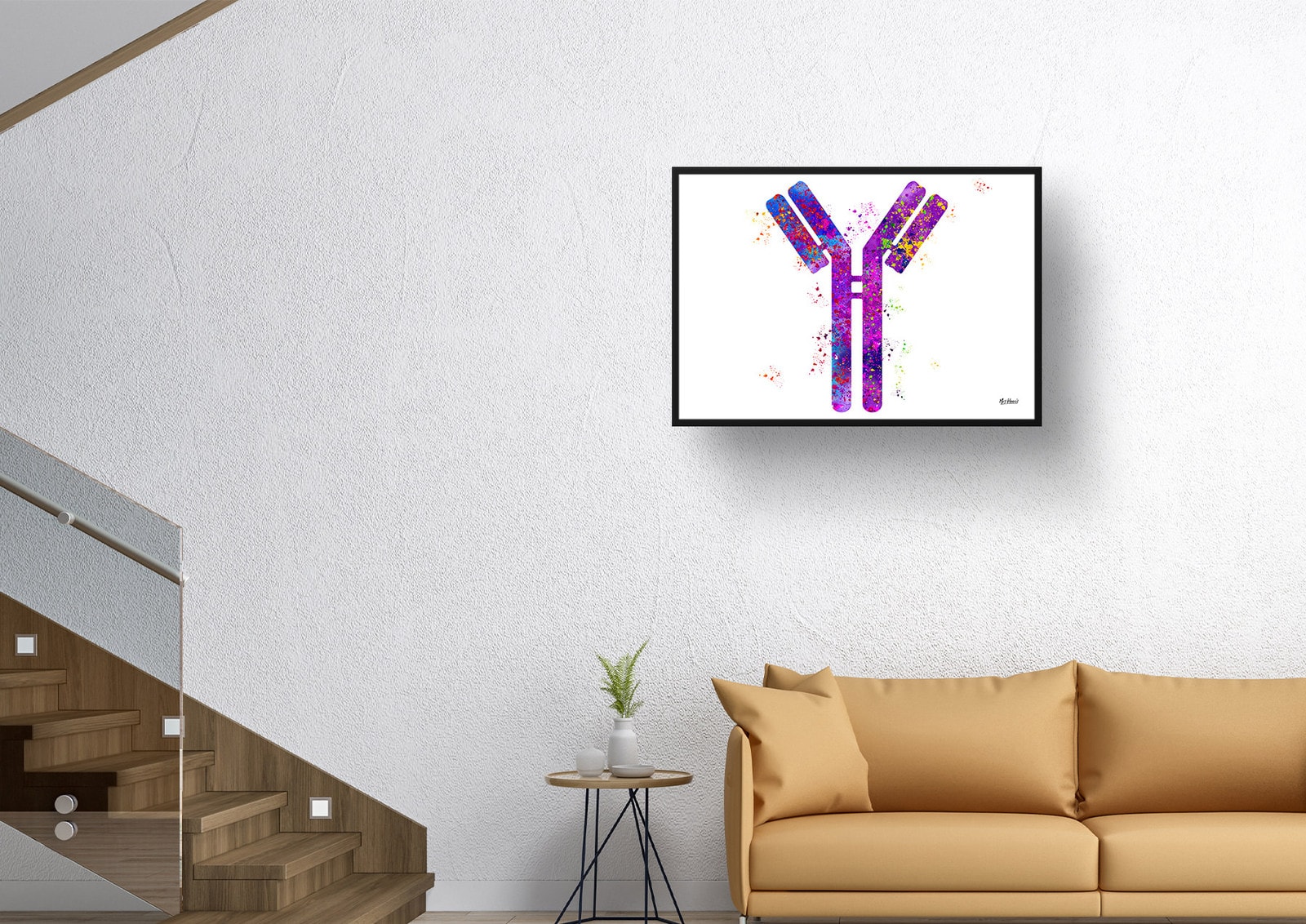 Antibodies Watercolour Print IGG Immunoglobin Medical Doctor Office Clinic Wall Art 5 Antibodies Watercolour Print IGG Immunoglobin Medical Doctor Office Clinic Wall Art - Image 4