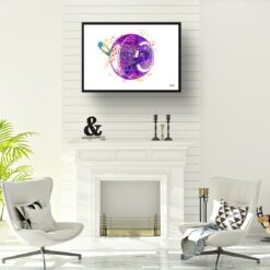 Eye Anatomy Watercolour Print Optician Medical Doctor Office Clinic Wall Art 12 paint splash medical eye landscape framed art print a4 office