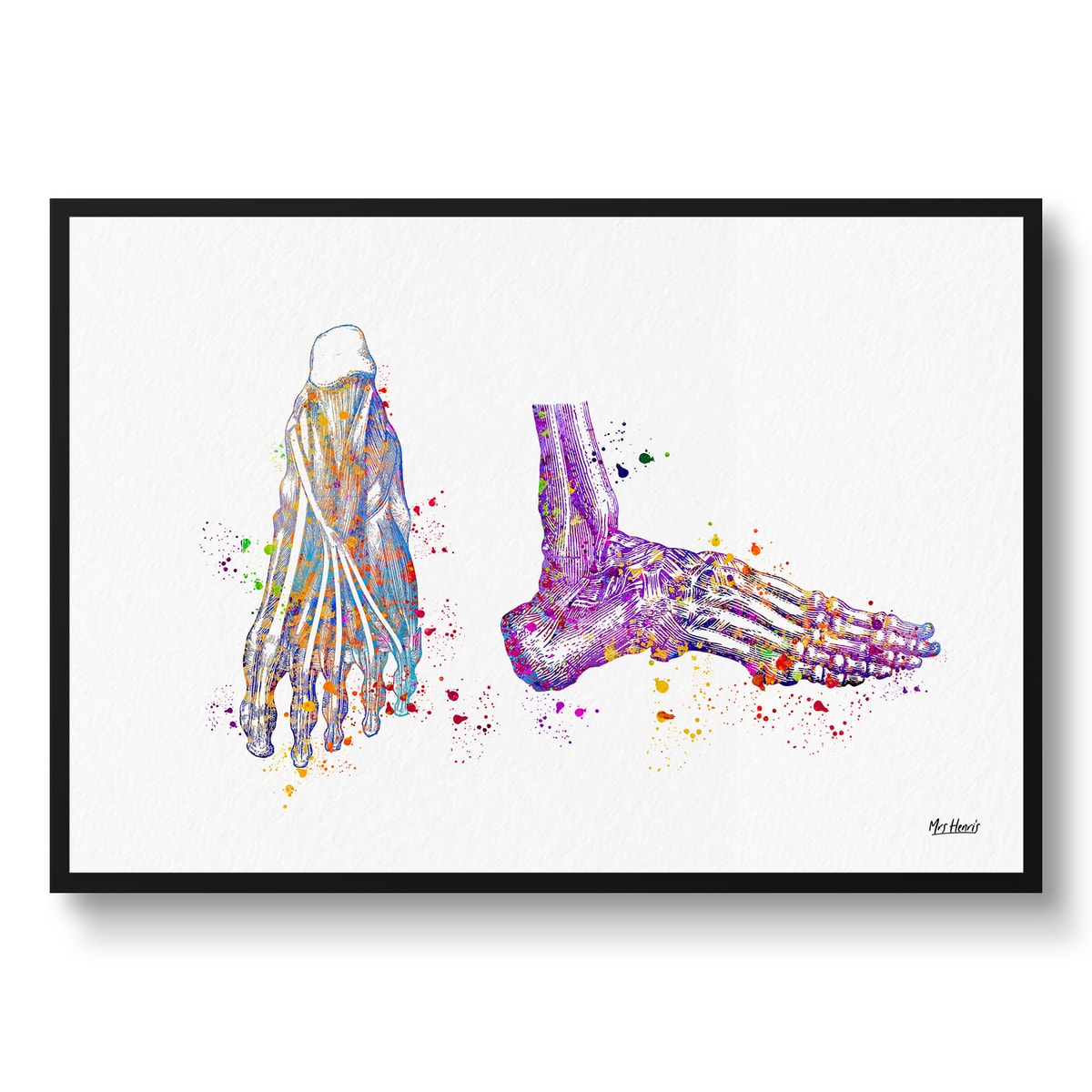 Feet Bones Anatomy Watercolour Print Foot Medical Doctor Office Clinic Wall Art 3 Feet Bones Anatomy Watercolour Print Foot Medical Doctor Office Clinic Wall Art