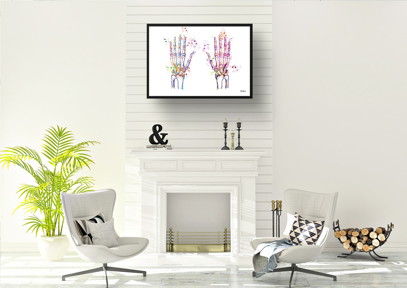 Hand Bones Anatomy Watercolour Print Hand Surgeon Medical Doctor Office Clinic Wall Art 7 Hand Bones Anatomy Watercolour Print Hand Surgeon Medical Doctor Office Clinic Wall Art - Image 5