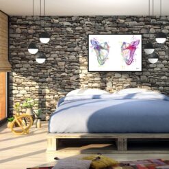 Scapula Anatomy Watercolour Print Shoulder Blade Chiropractic Doctor Office Clinic Wall Art 10 paint splash medical scapula shoulder blade landscape framed art print 40x28 bedroom