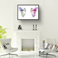 Scapula Anatomy Watercolour Print Shoulder Blade Chiropractic Doctor Office Clinic Wall Art 12 paint splash medical scapula shoulder blade landscape framed art print a4 office