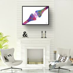 paint splash medical synapse landscape framed art print a4 office
