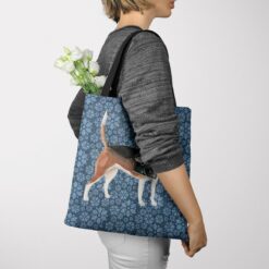 denim dogs tote beagle daisy denim tote woman jumper view