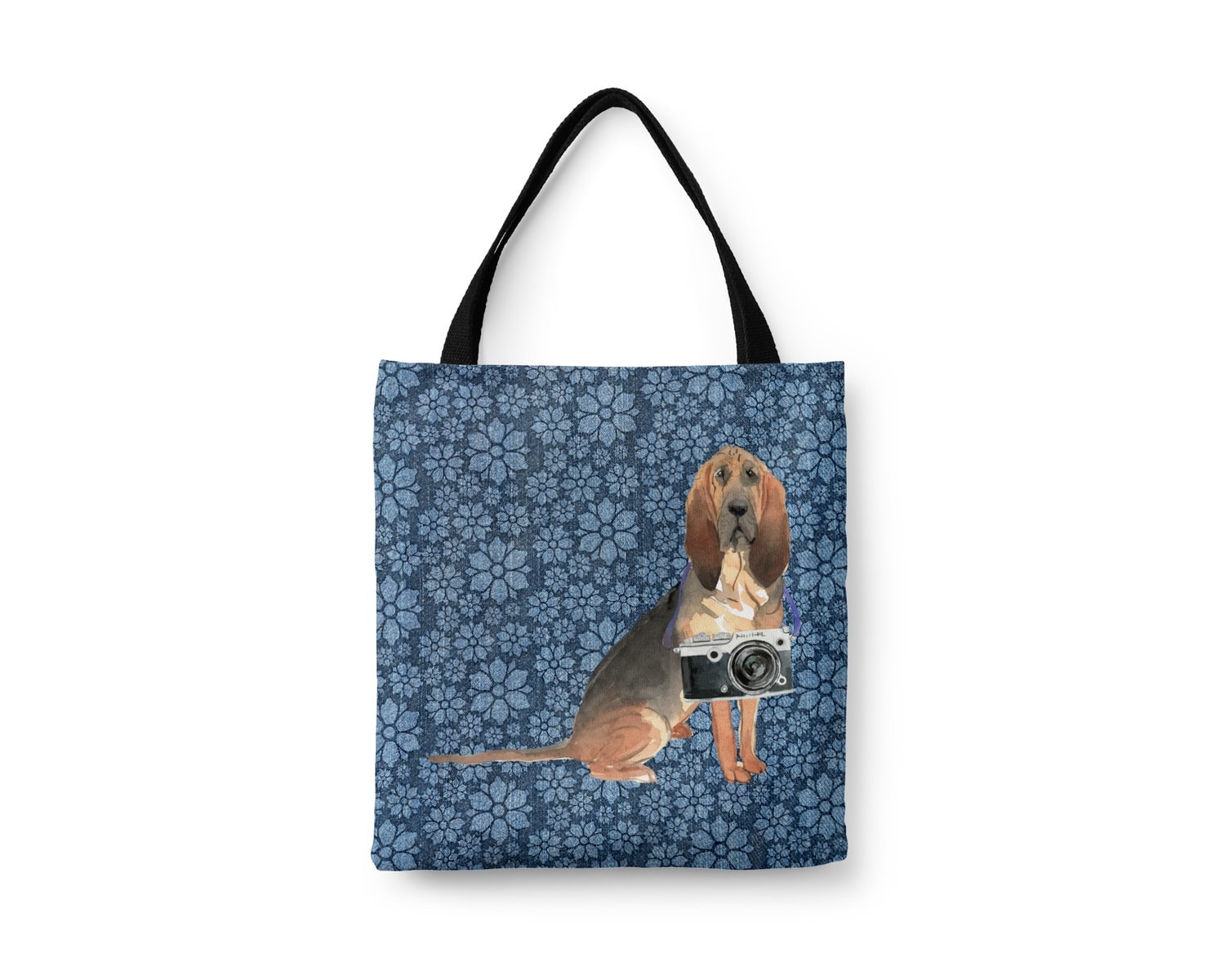 BloodHound Dog Denim Style Tote Bag 22 BloodHound Dog Denim Style Tote Bag - Image 20