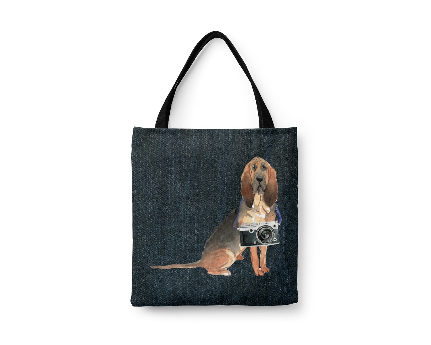 BloodHound Dog Denim Style Tote Bag 21 BloodHound Dog Denim Style Tote Bag - Image 19