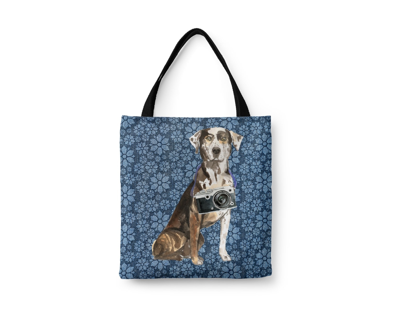 Catahoula Leopard Dog Dog Denim Style Tote Bag 22 Catahoula Leopard Dog Dog Denim Style Tote Bag - Image 20