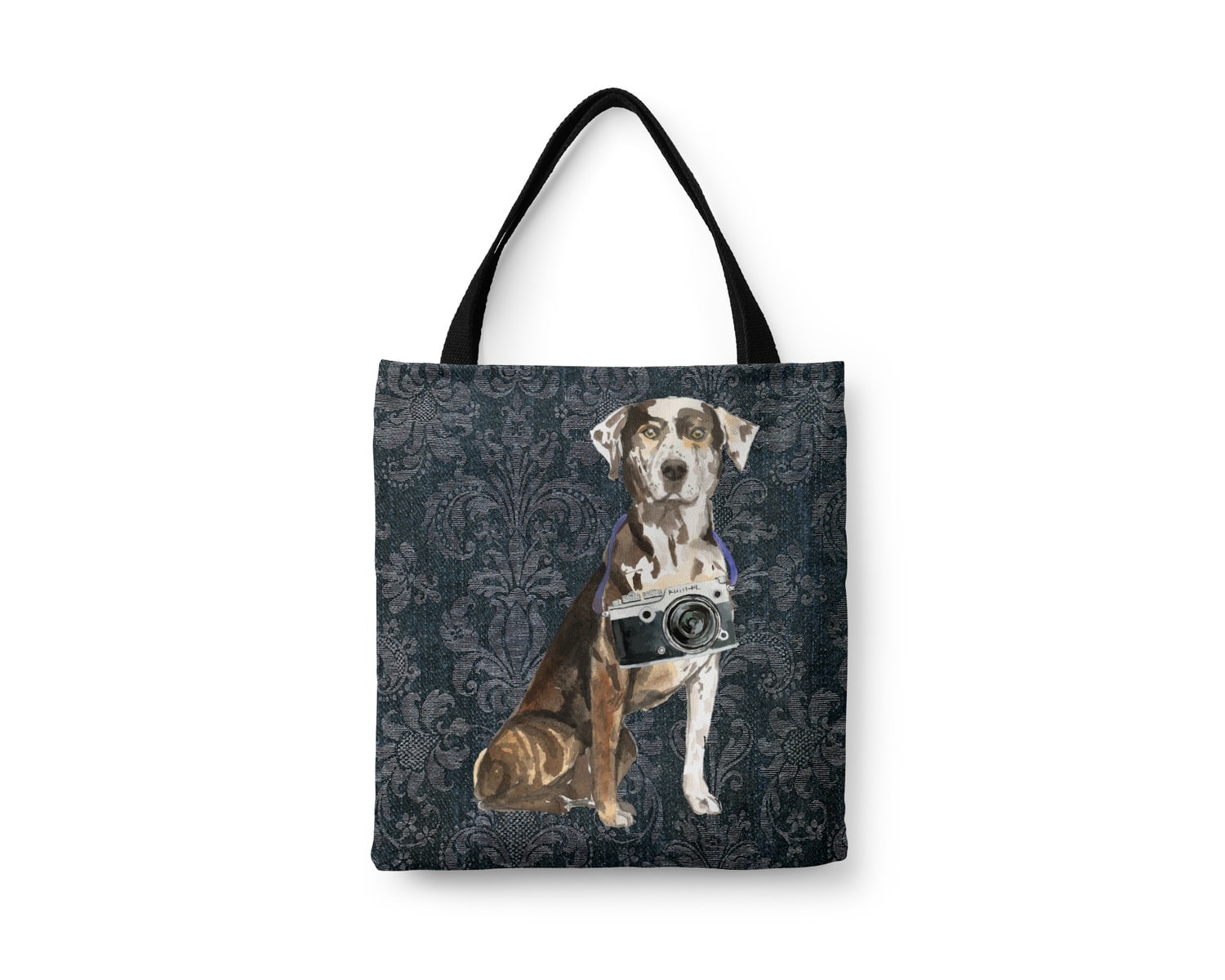 Catahoula Leopard Dog Dog Denim Style Tote Bag 18 Catahoula Leopard Dog Dog Denim Style Tote Bag - Image 16