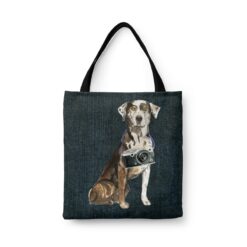 Catahoula Leopard Dog Dog Denim Style Tote Bag 46 Catahoula Leopard Dog Dog Denim Style Tote Bag - Image 19