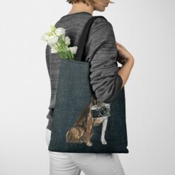 Catahoula Leopard Dog Dog Denim Style Tote Bag 51 Catahoula Leopard Dog Dog Denim Style Tote Bag - Image 24