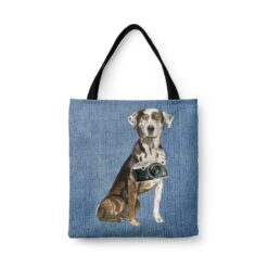 Catahoula Leopard Dog Dog Denim Style Tote Bag 45 Catahoula Leopard Dog Dog Denim Style Tote Bag - Image 18