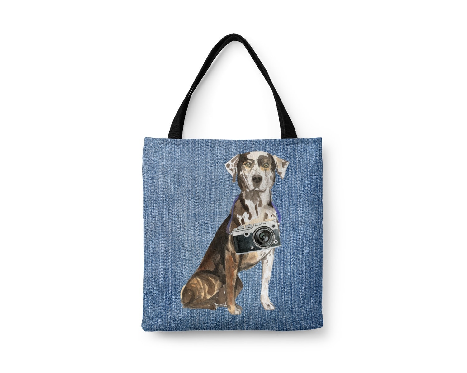 Catahoula Leopard Dog Dog Denim Style Tote Bag 20 Catahoula Leopard Dog Dog Denim Style Tote Bag - Image 18
