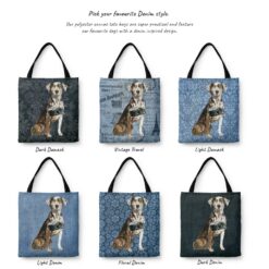 Catahoula Leopard Dog Dog Denim Style Tote Bag 42 Catahoula Leopard Dog Dog Denim Style Tote Bag - Image 15