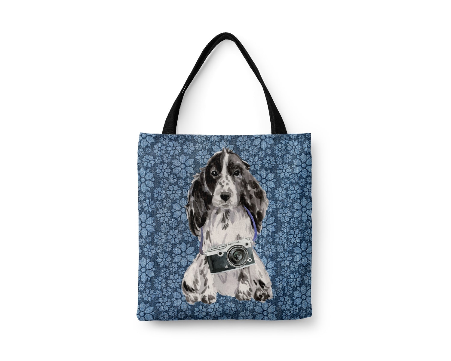 Cocker Spaniel Dog Denim Style Tote Bag 22 Cocker Spaniel Dog Denim Style Tote Bag - Image 20