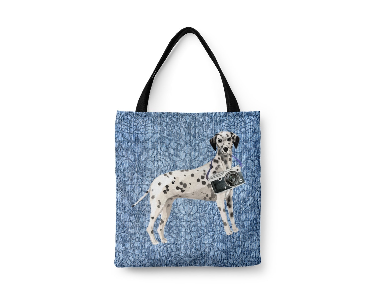 Dalmatian Dog Denim Style Tote Bag 19 Dalmatian Dog Denim Style Tote Bag - Image 17