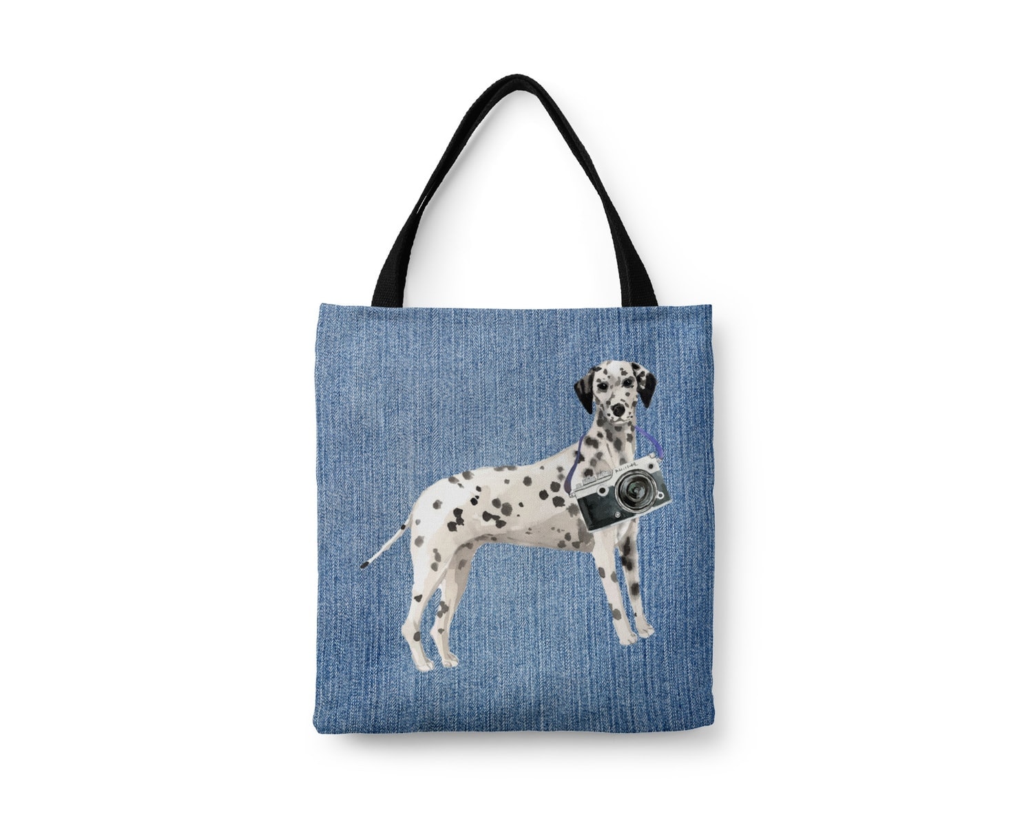 Dalmatian Dog Denim Style Tote Bag 20 Dalmatian Dog Denim Style Tote Bag - Image 18
