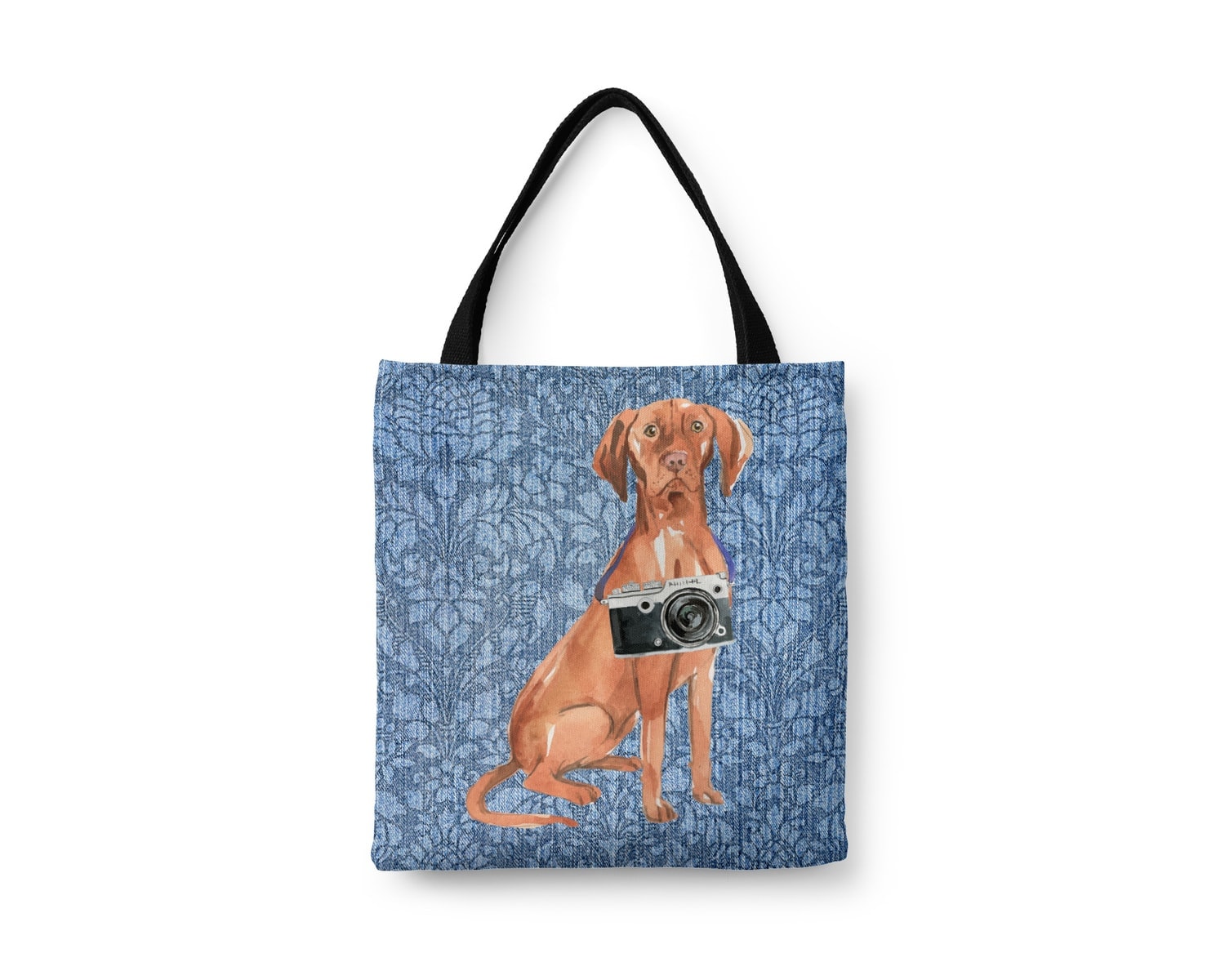 Hungarian Vizsla Dog Denim Style Tote Bag 19 Hungarian Vizsla Dog Denim Style Tote Bag - Image 17