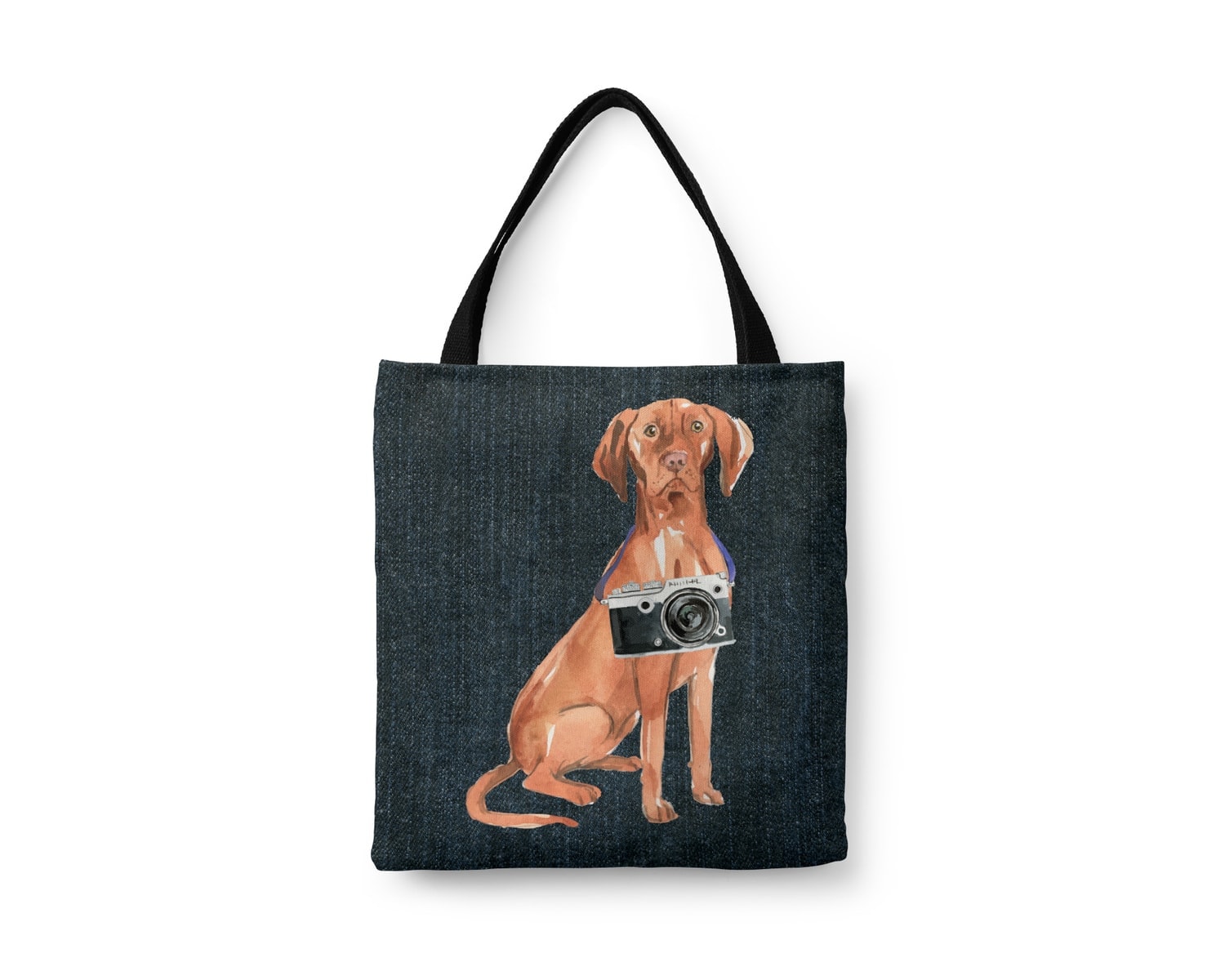 Hungarian Vizsla Dog Denim Style Tote Bag 21 Hungarian Vizsla Dog Denim Style Tote Bag - Image 19