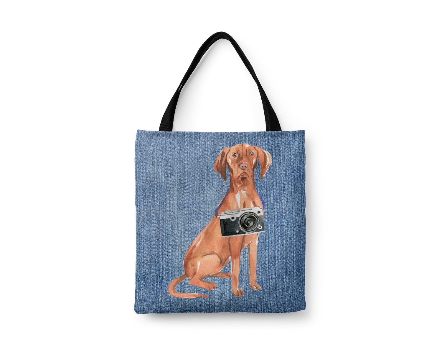 Hungarian Vizsla Dog Denim Style Tote Bag 20 Hungarian Vizsla Dog Denim Style Tote Bag - Image 18