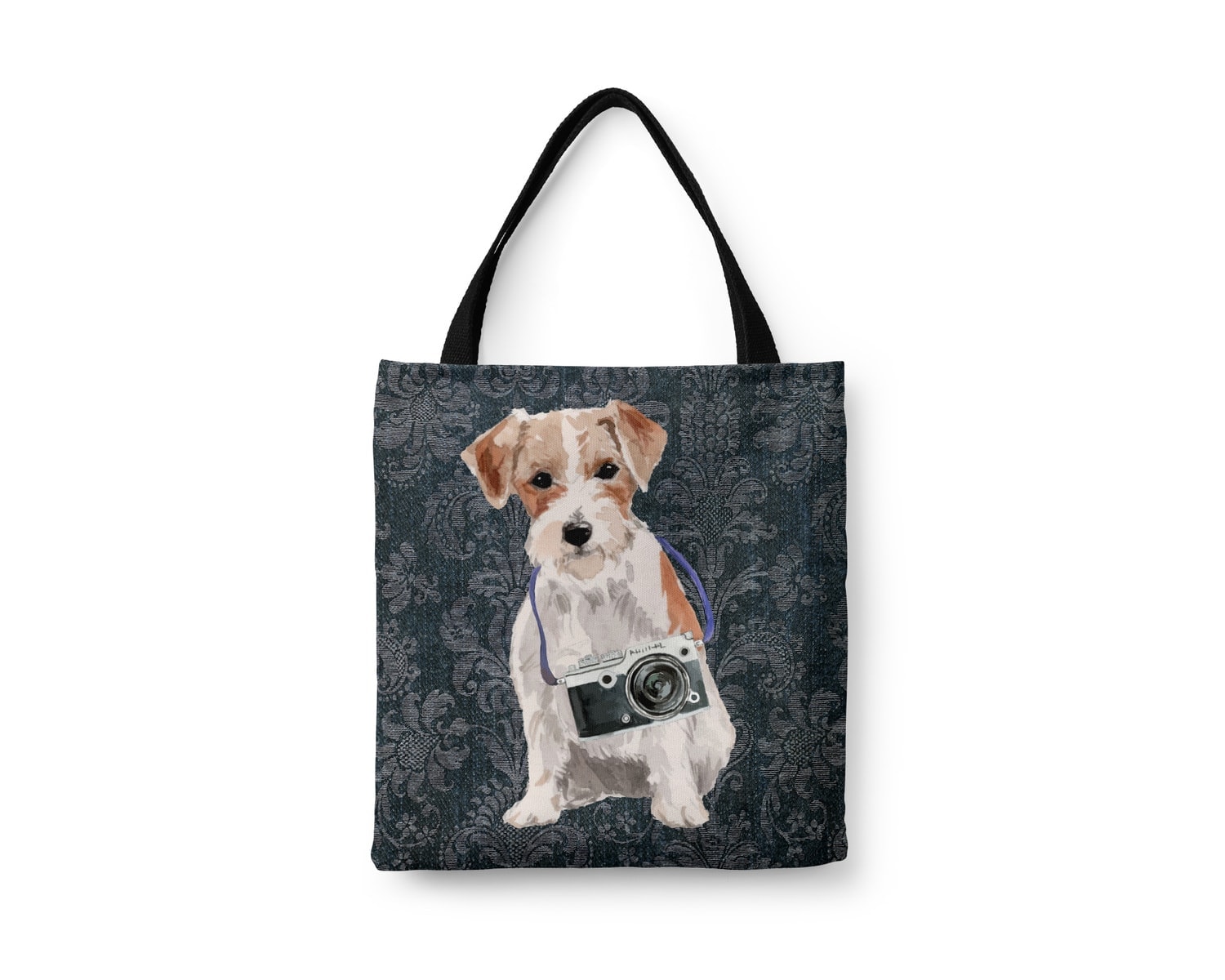Jack Russell Dog Denim Style Tote Bag 17 Jack Russell Dog Denim Style Tote Bag - Image 16
