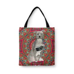 American Staffordshire terrier grey Travel Style Tote Bag 47 American Staffordshire terrier grey Travel Style Tote Bag - Image 20