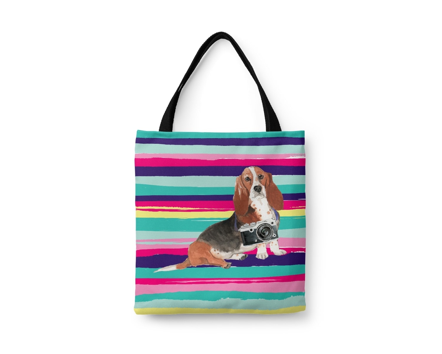 Basset Hound Travel Style Tote Bag 18 Basset Hound Travel Style Tote Bag - Image 17