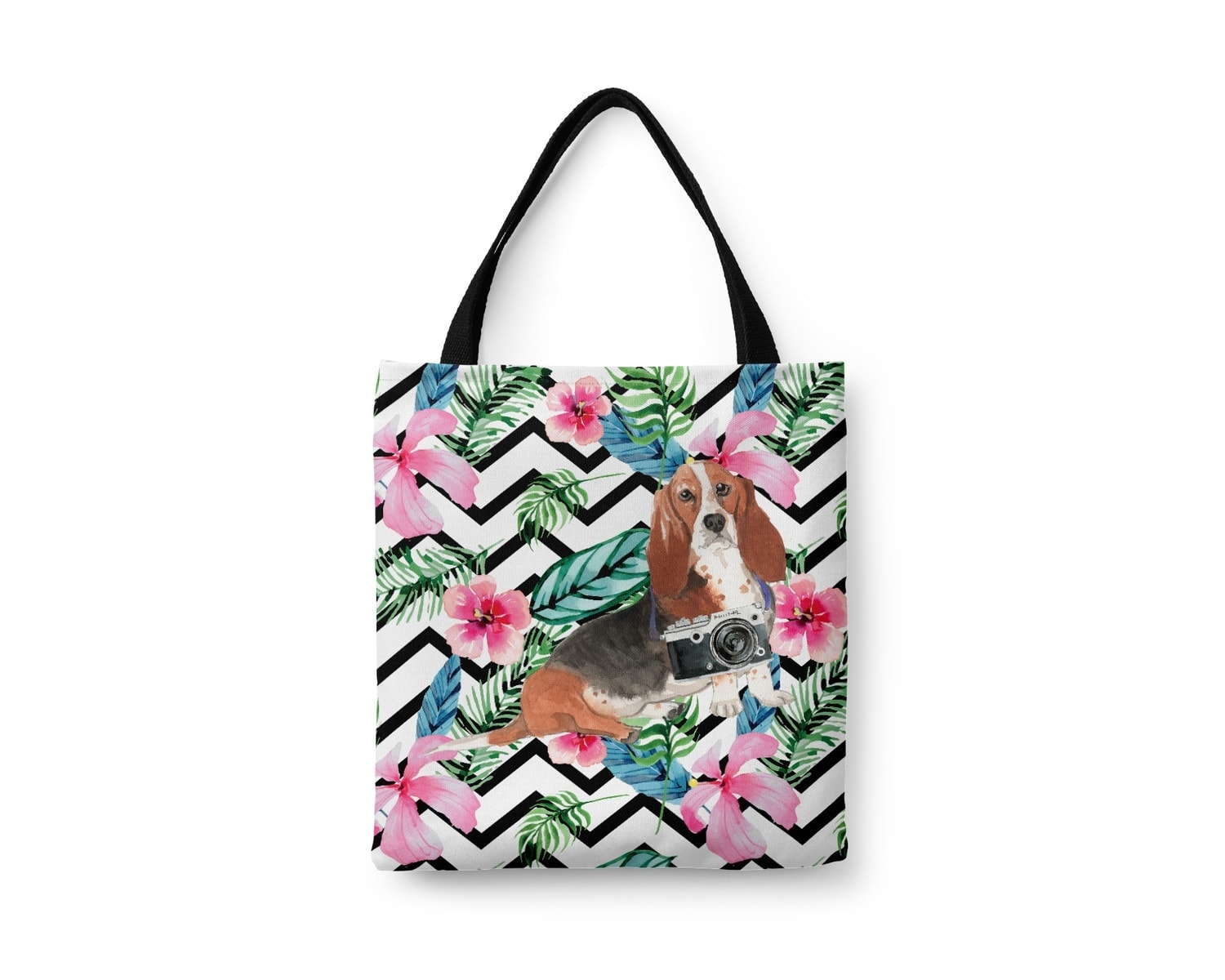 Basset Hound Travel Style Tote Bag 19 Basset Hound Travel Style Tote Bag - Image 18