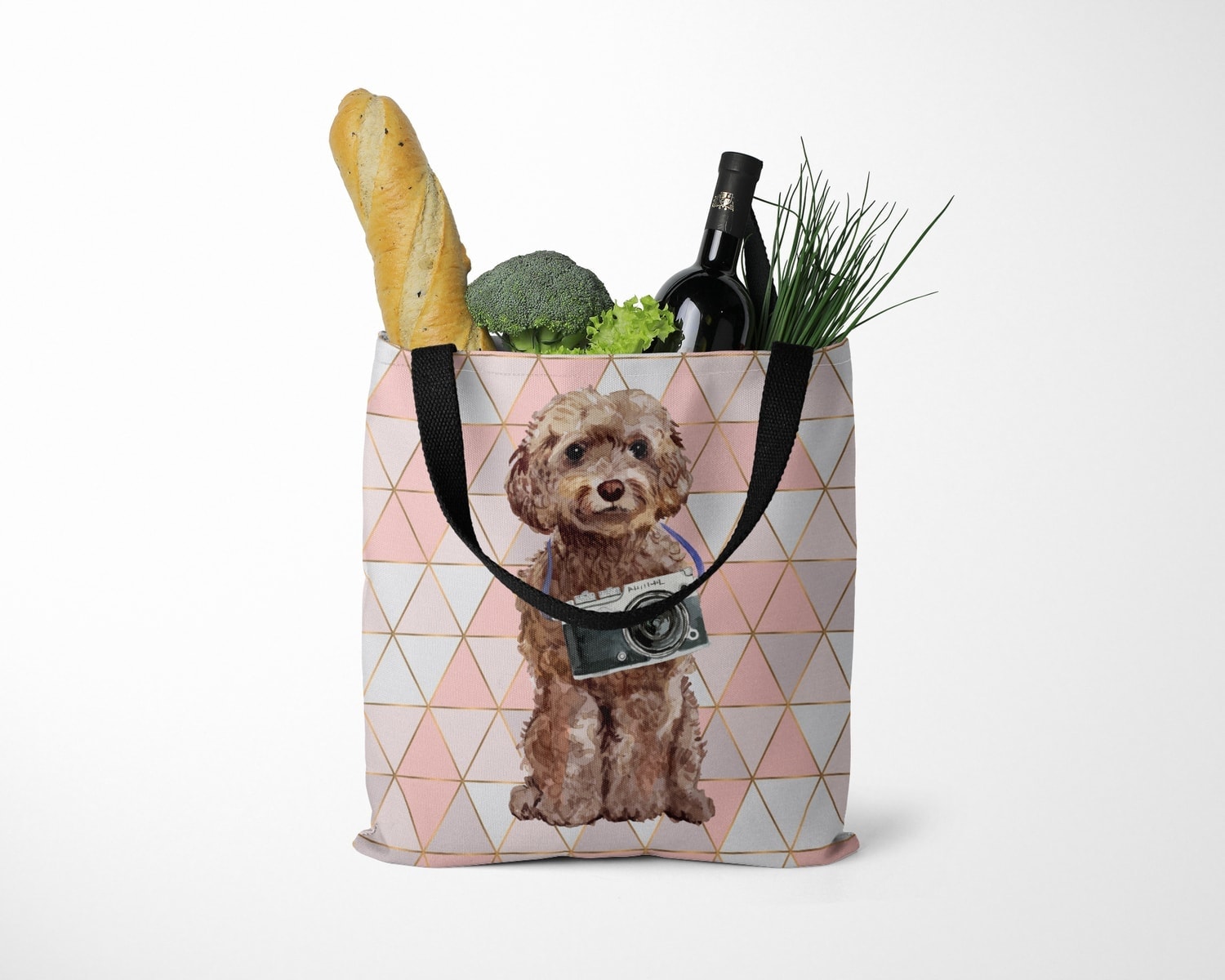 Brown Cockapoo Travel Style Tote Bag 24 Brown Cockapoo Travel Style Tote Bag - Image 22