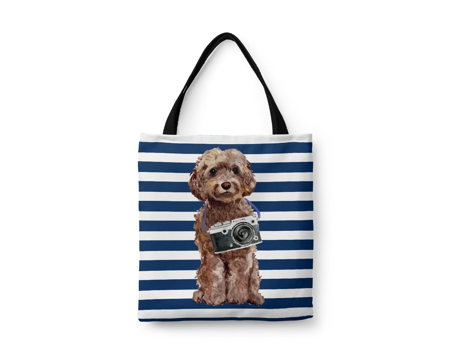 Brown Cockapoo Travel Style Tote Bag 16 Brown Cockapoo Travel Style Tote Bag - Image 14