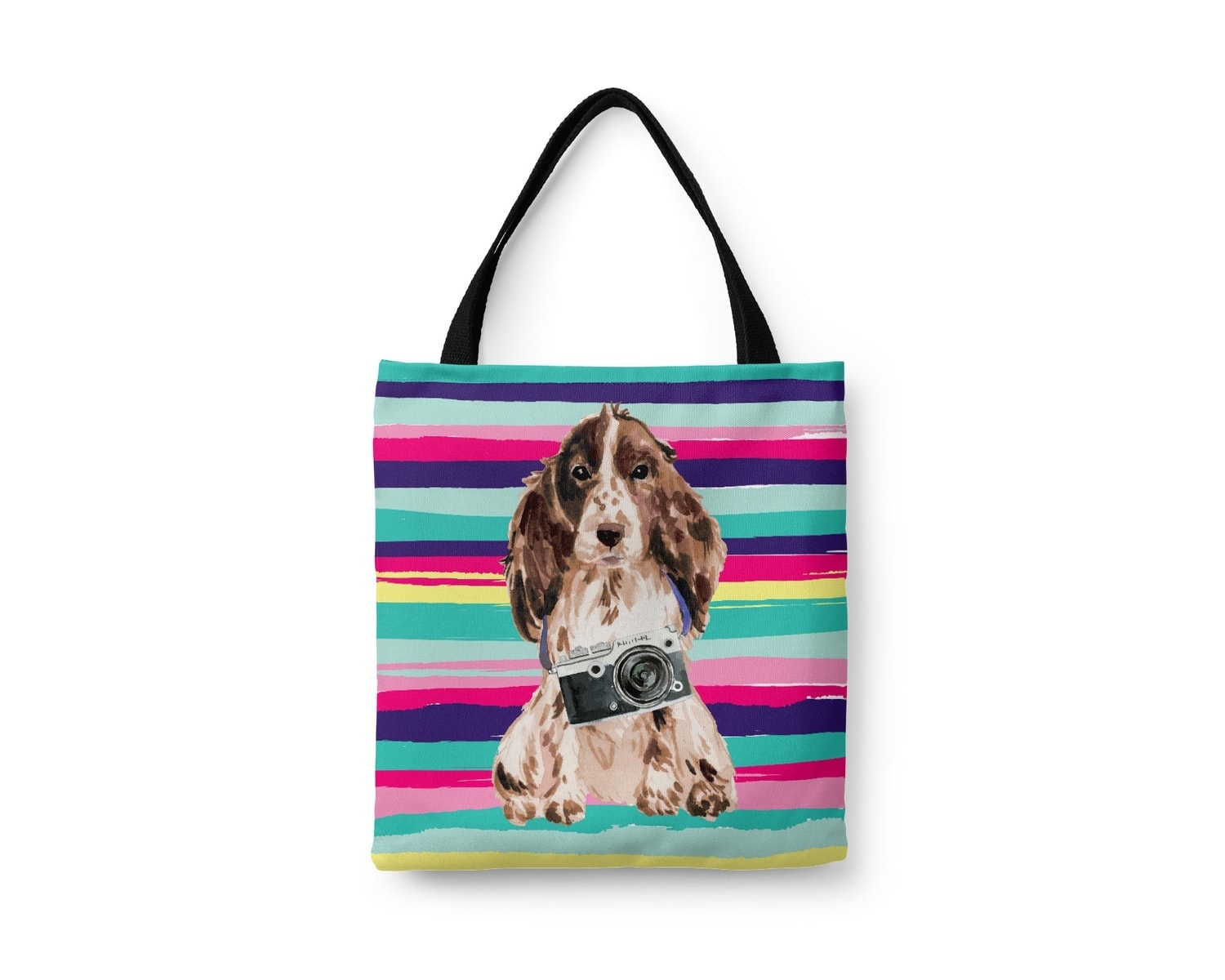 Brown Cocker Spaniel Travel Style Tote Bag 19 Brown Cocker Spaniel Travel Style Tote Bag - Image 17