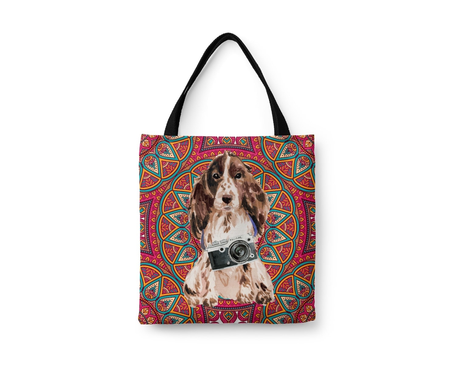 Brown Cocker Spaniel Travel Style Tote Bag 22 Brown Cocker Spaniel Travel Style Tote Bag - Image 20