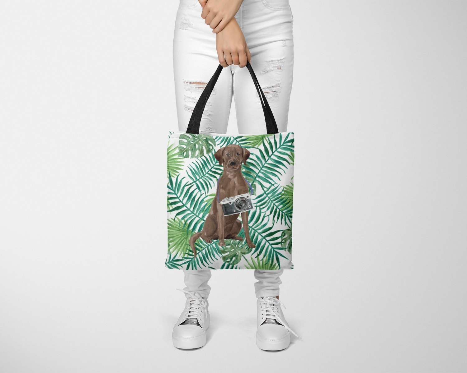 Brown Labrador retriever Travel Style Tote Bag 23 Brown Labrador retriever Travel Style Tote Bag - Image 21