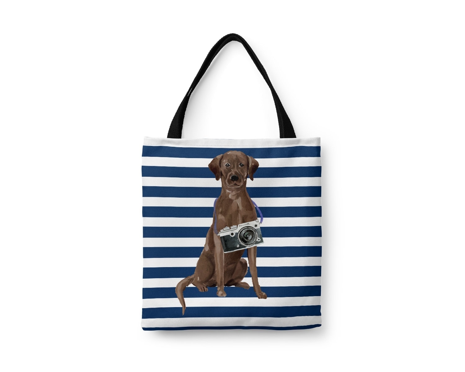 Brown Labrador retriever Travel Style Tote Bag 16 Brown Labrador retriever Travel Style Tote Bag - Image 14