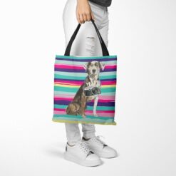 Catahoula Leopard Dog Travel Style Tote Bag 52 travel dogs tote catahoula leopard dog beach tote woman trowsers walking view