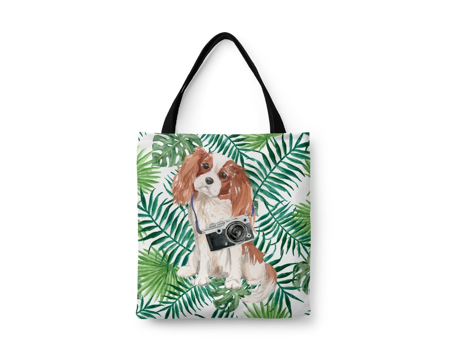 Cavalier King Charles Spaniel Travel Style Tote Bag 21 Cavalier King Charles Spaniel Travel Style Tote Bag - Image 19