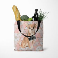 travel dogs tote chihuahua luxe tote standing food