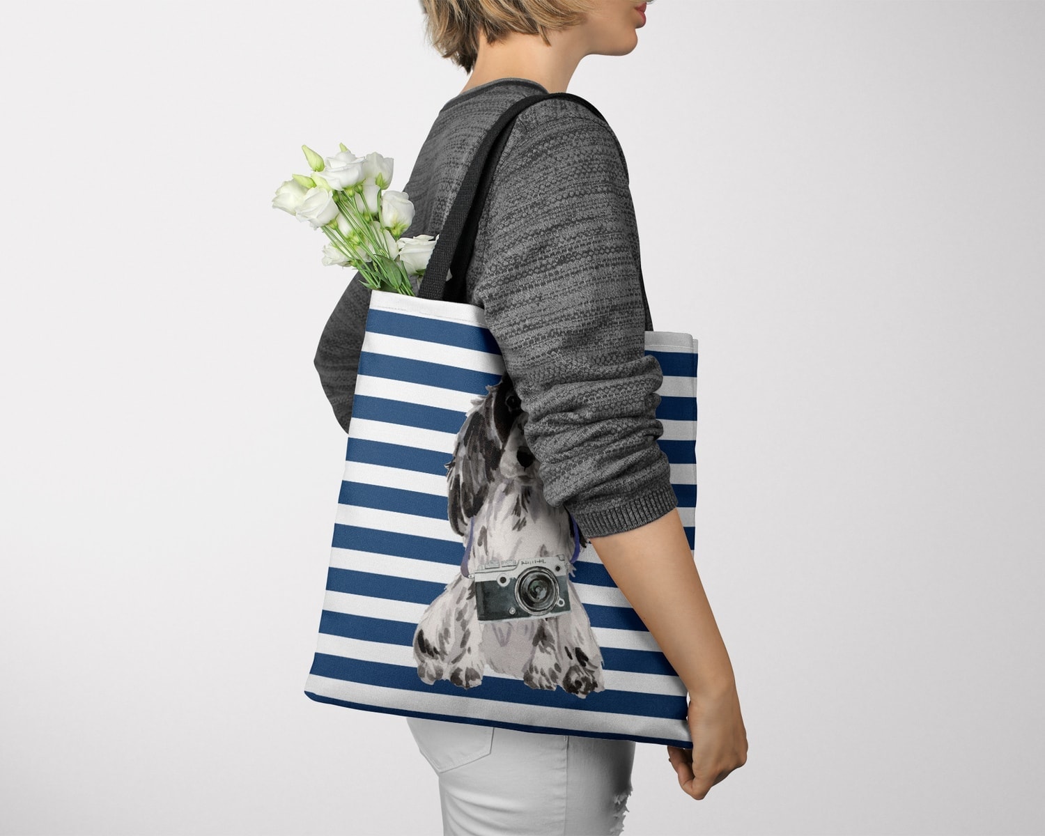 Cocker Spaniel Travel Style Tote Bag 26 Cocker Spaniel Travel Style Tote Bag - Image 24