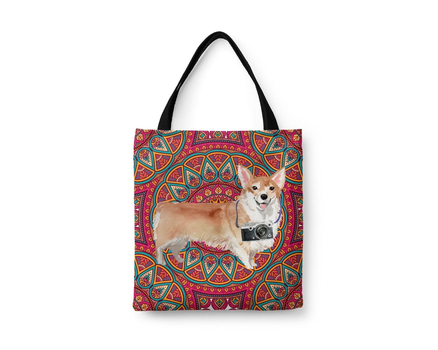 Corgi Travel Style Tote Bag 22 Corgi Travel Style Tote Bag - Image 20
