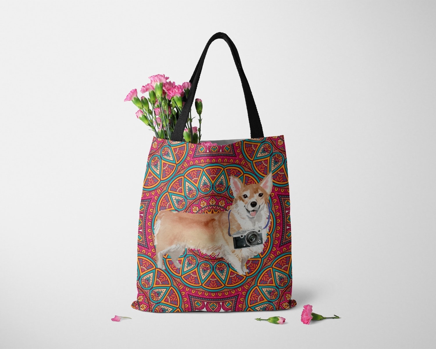 Corgi Travel Style Tote Bag 25 Corgi Travel Style Tote Bag - Image 23