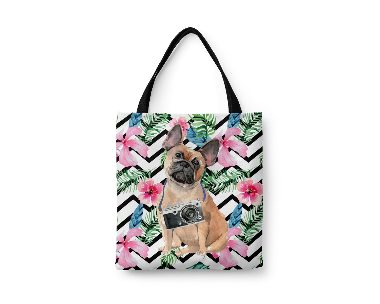 French Bulldog Travel Style Tote Bag 20 French Bulldog Travel Style Tote Bag - Image 18