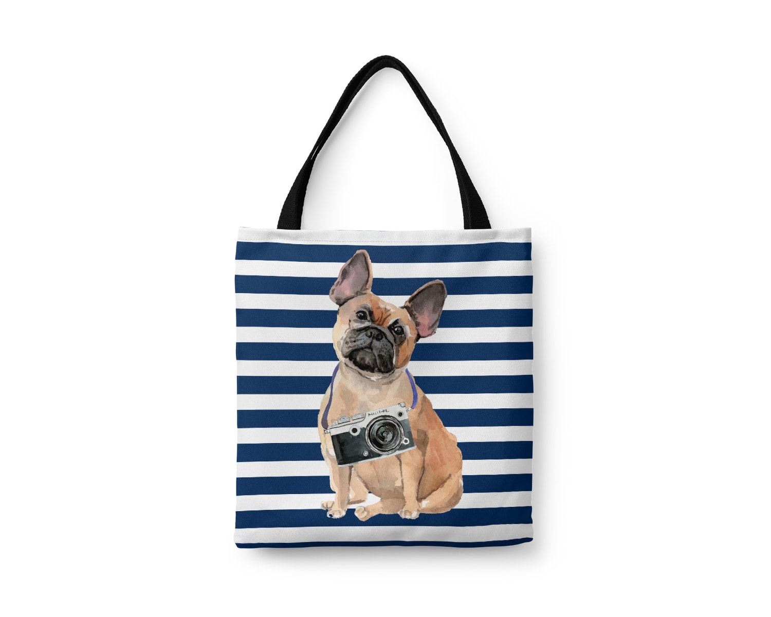 French Bulldog Travel Style Tote Bag 16 French Bulldog Travel Style Tote Bag - Image 14