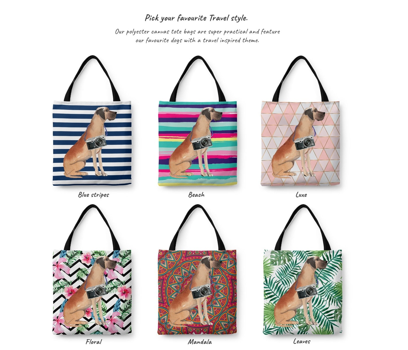 Great Dane Travel Style Tote Bag 17 Great Dane Travel Style Tote Bag - Image 15