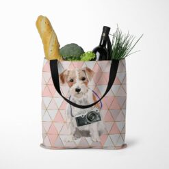 Jack Russell Travel Style Tote Bag 49 travel dogs tote jack russel luxe tote standing food