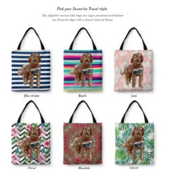 travel dogs tote labradoodle variations