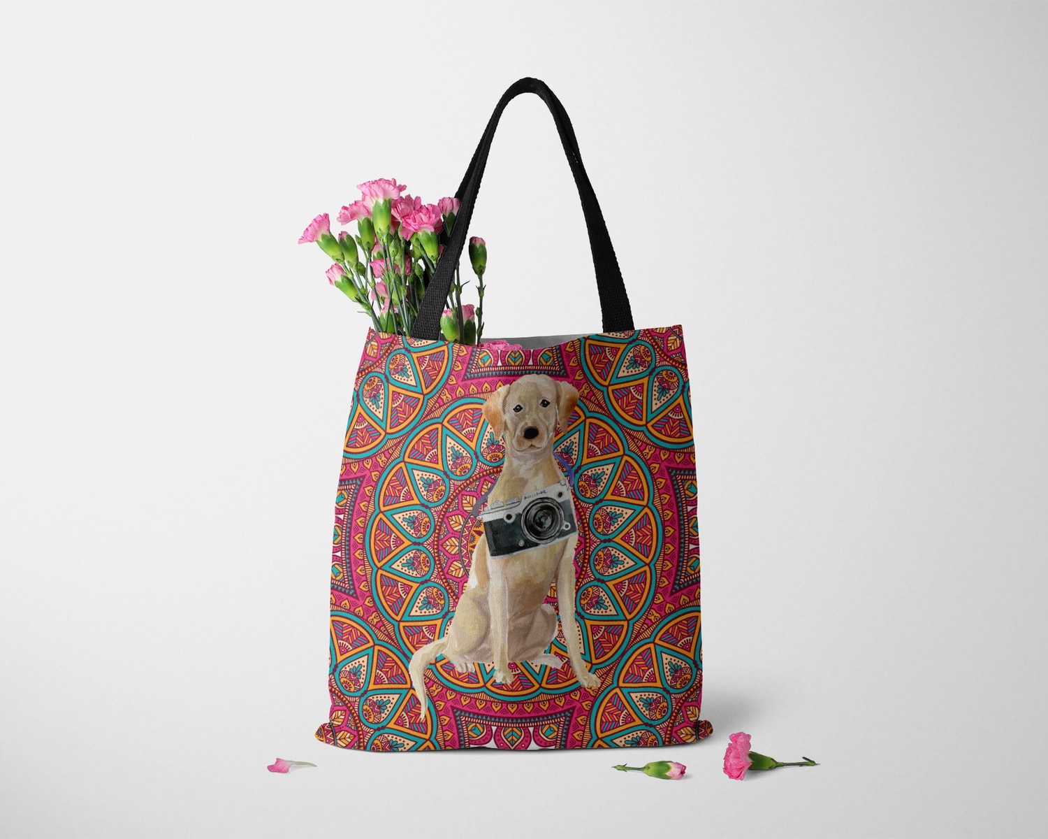 Labrador retriever Travel Style Tote Bag 25 Labrador retriever Travel Style Tote Bag - Image 23