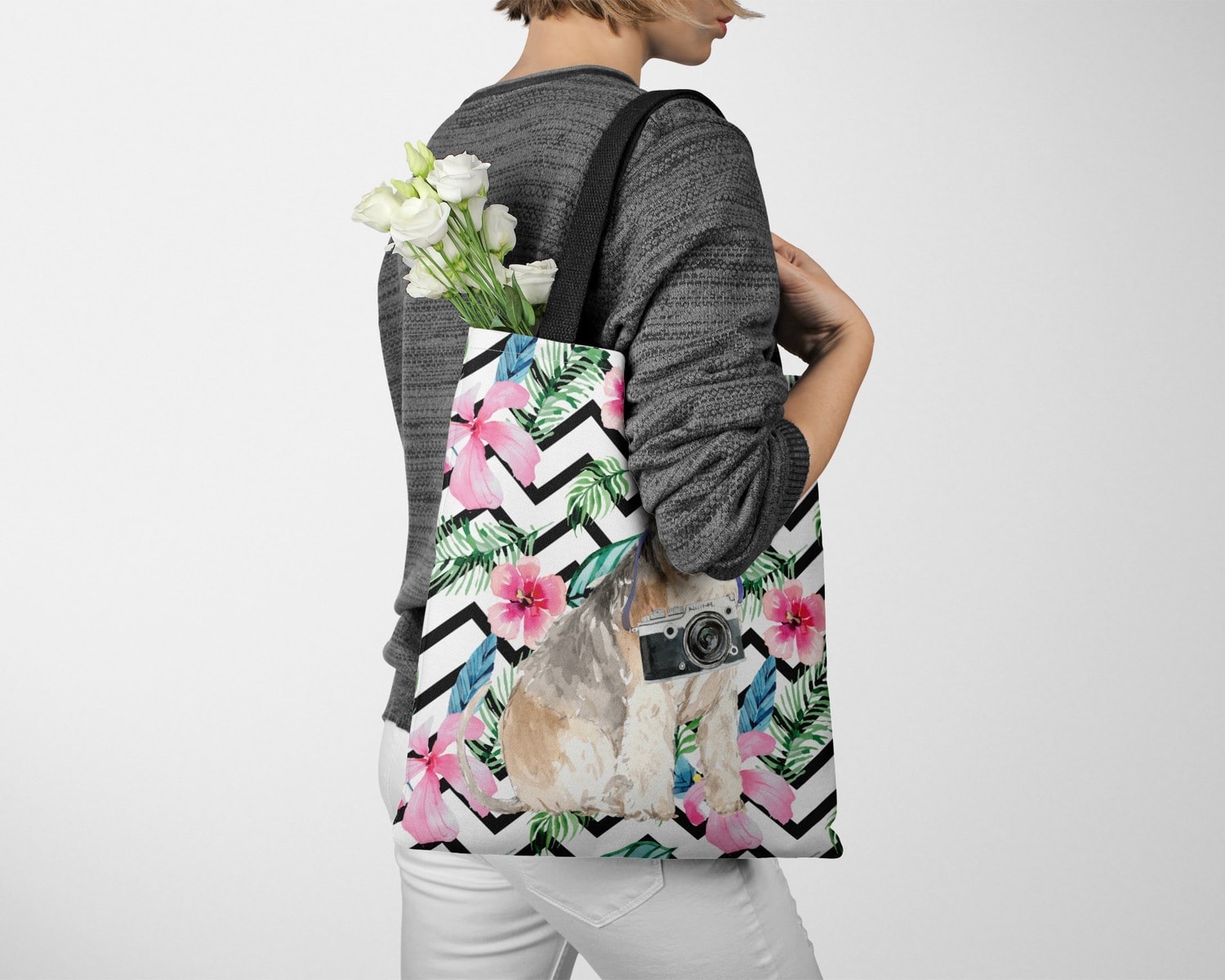 Lakeland Terrier Travel Style Tote Bag 28 Lakeland Terrier Travel Style Tote Bag - Image 26